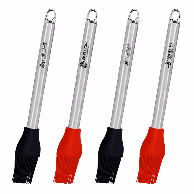 Stainless Steel Handle Silicone Oil Brush