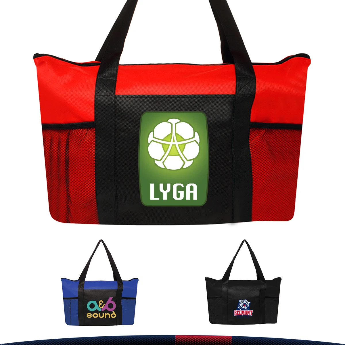 Aston Zippered Tote Bags 1