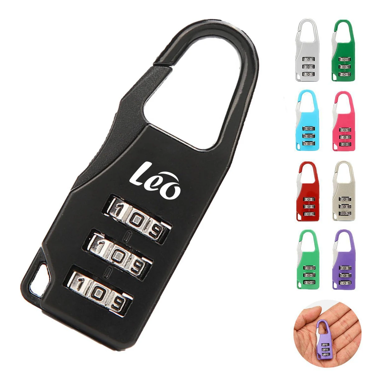 Mini Zinc Alloy Combination Padlock 1
