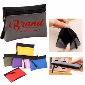 Zippered Coin Purse Wallet