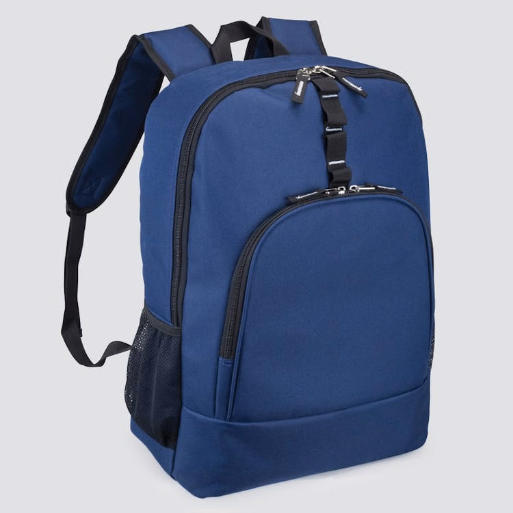 18" Classic Computer Backpacks - Navy Padded Back Panel