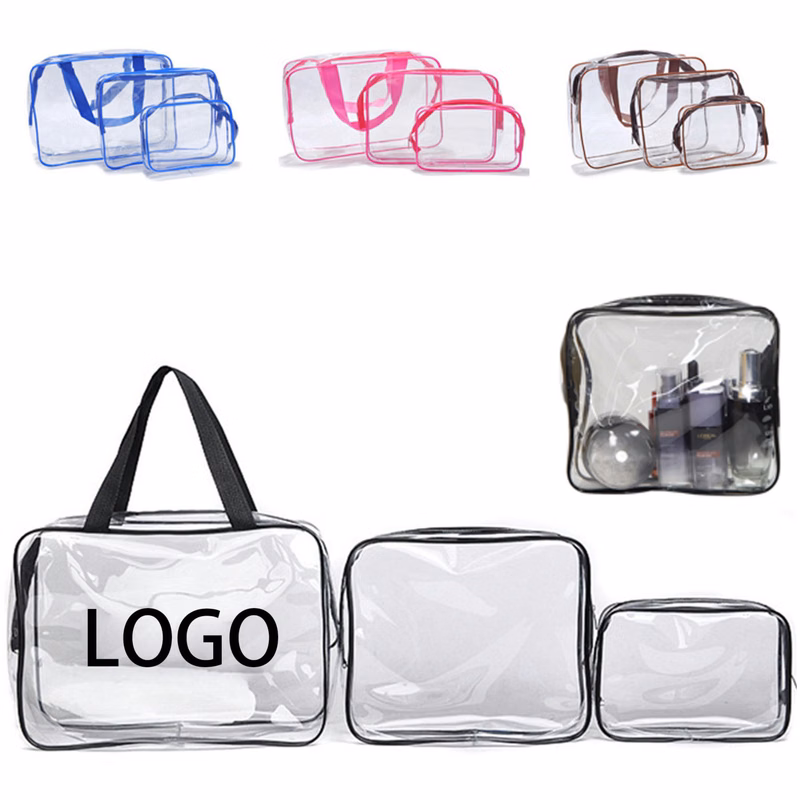 Transparent PVC Waterproof Cosmetic Pouch