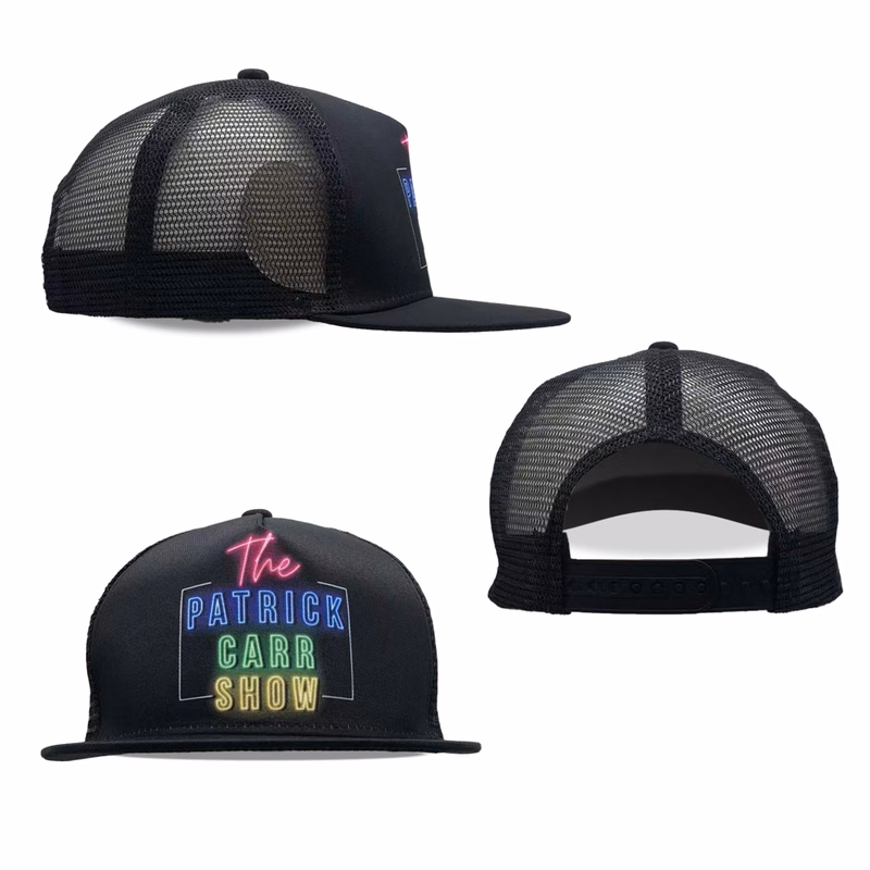 Flat Bill Trucker Hat