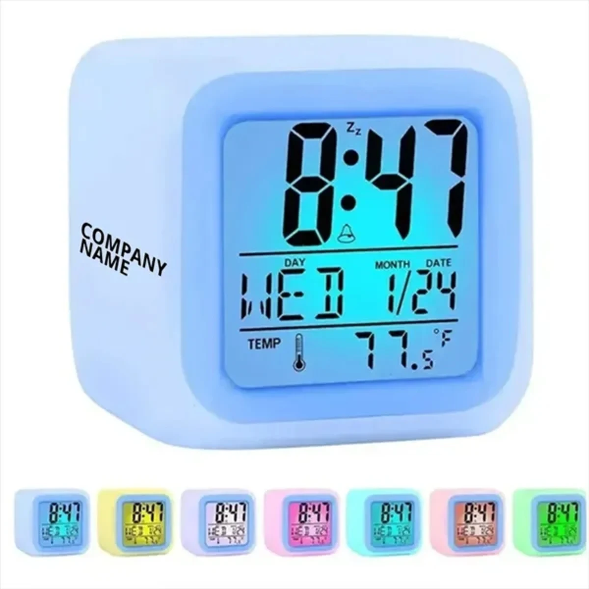 LED Color Changing Night Light with Clock
1