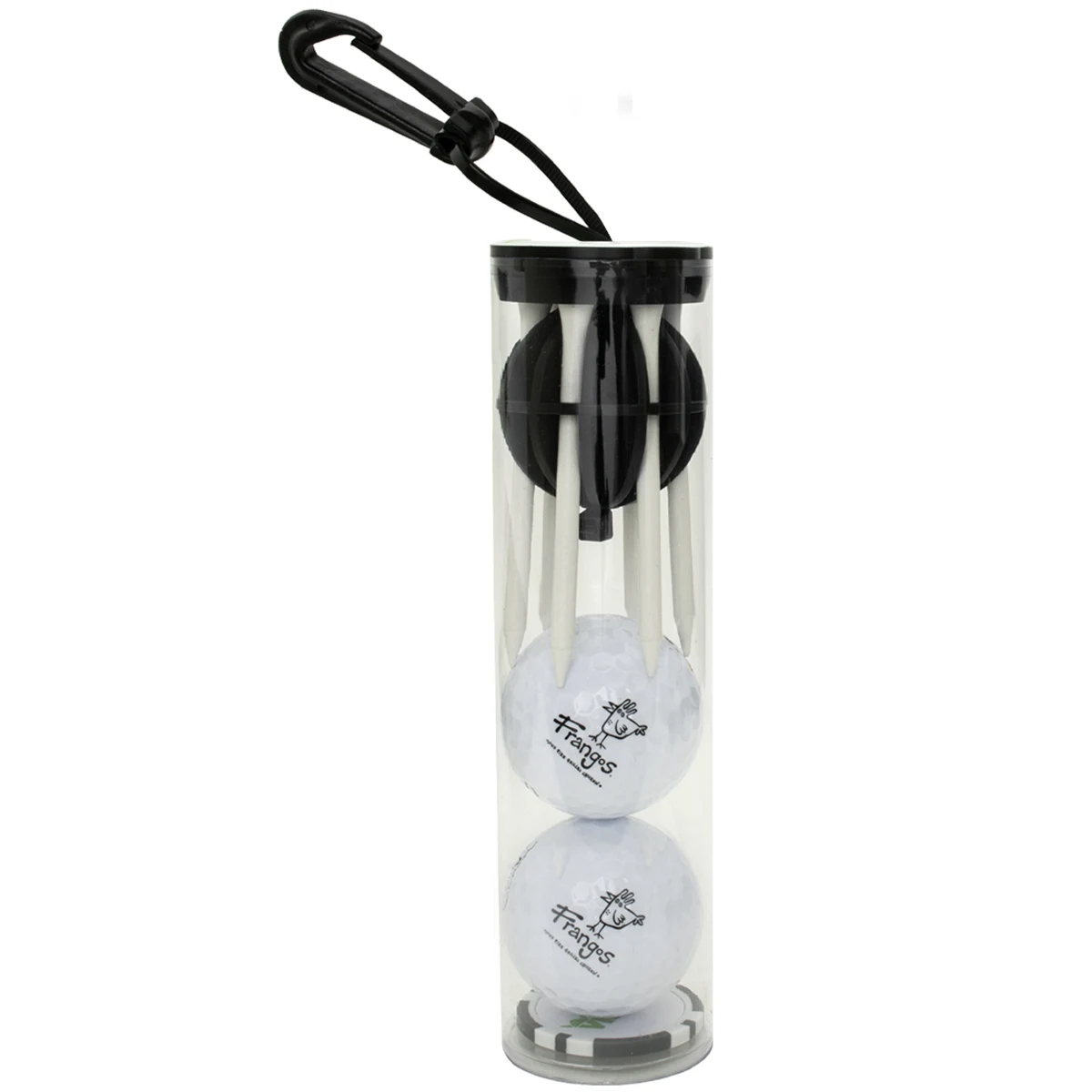 Caddy Cap Tee Holder Tube w/Poker Chip 1