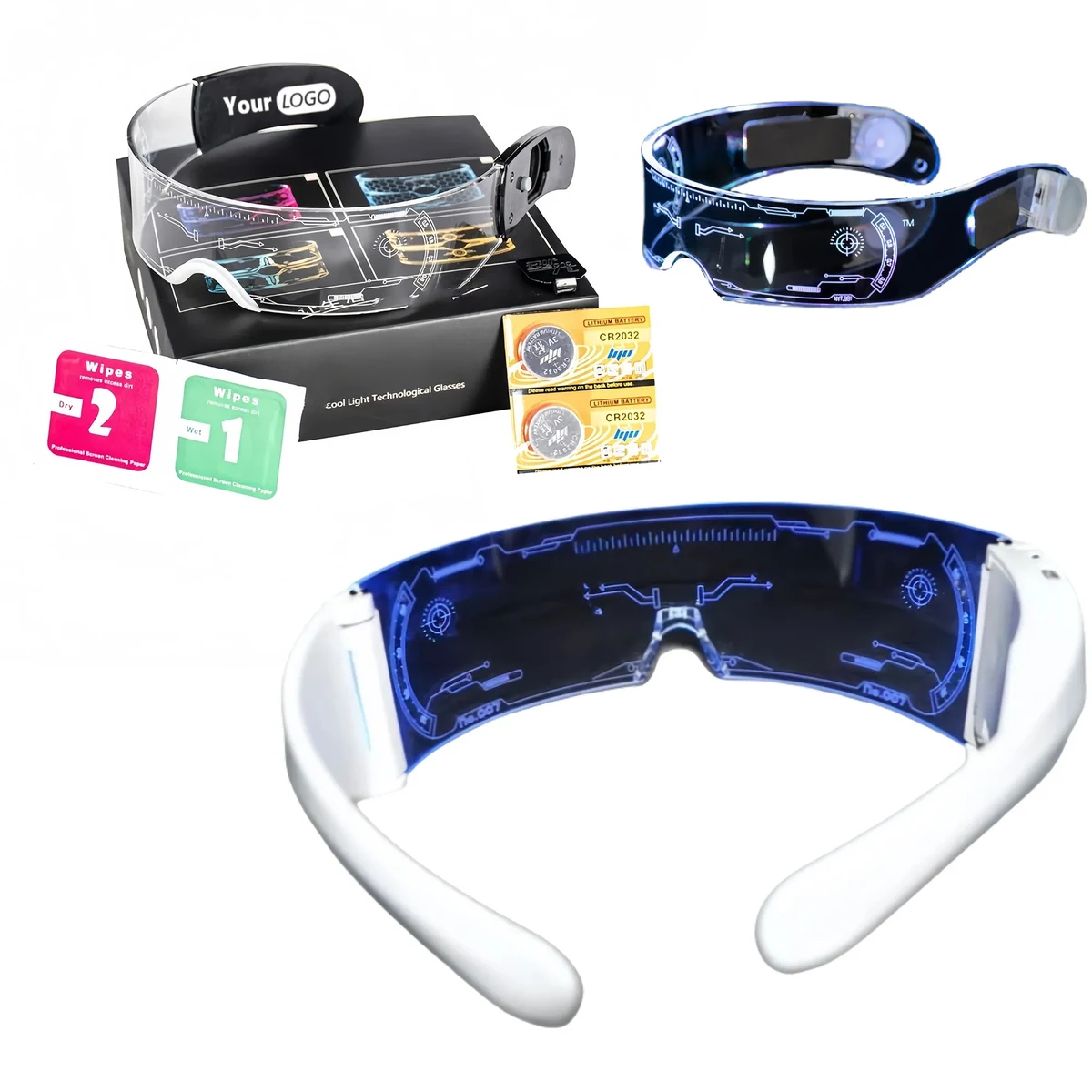 High-Tech LED Bike Glasses With Anti-Slip Nose Pad 1
