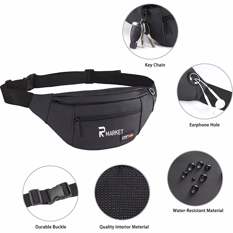 Waterproof Reflective Waist Pack made of high-quality Oxford fabric