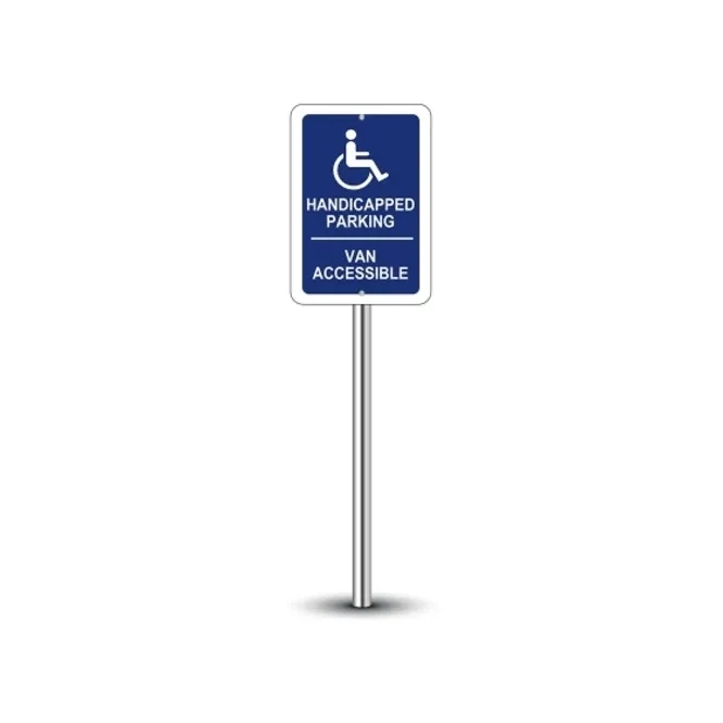 Reflective Handicap Parking Signs-1ft x 1ft (SQFT) 1