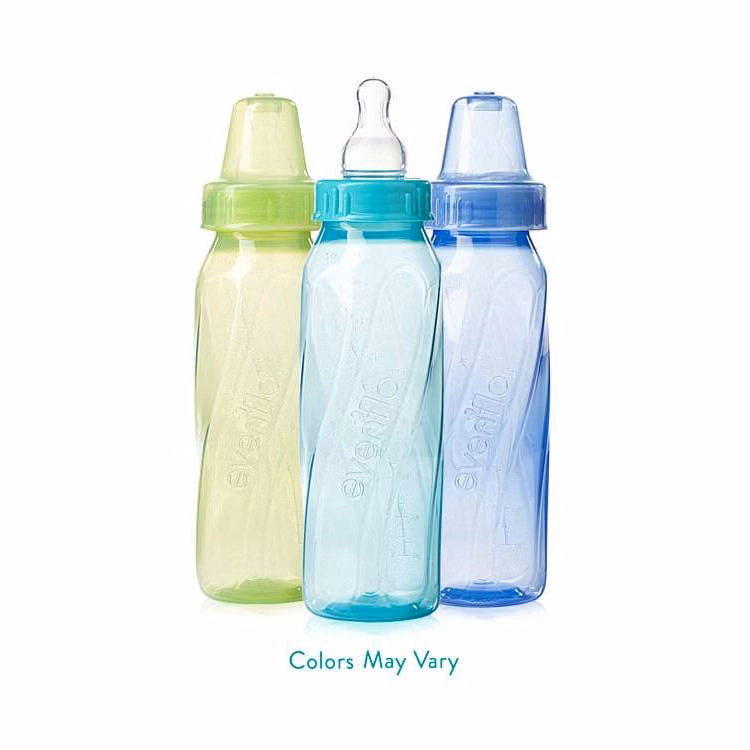Evenflo Classic Tinted Bottles - 8oz 3pk