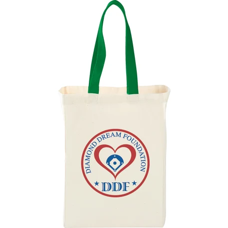 Nebraska 5oz Cotton Canvas Grocery Tote, custom tote bag with logo imprint 1