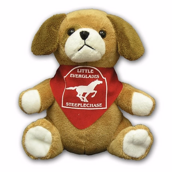 6" Beanie Dog with Embroidered Eyes