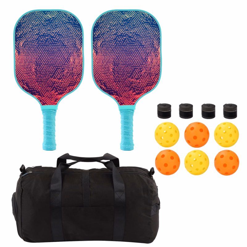 Glass Fiber Pickleball Set w/ Handle Bag