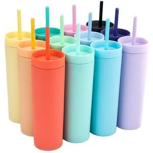 16Oz Straight Skinny Sublimation Tumblers Cups 1