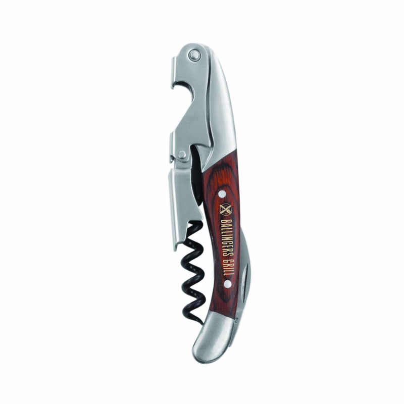 Twine Living® Wooden Double Hinged Corkscrew