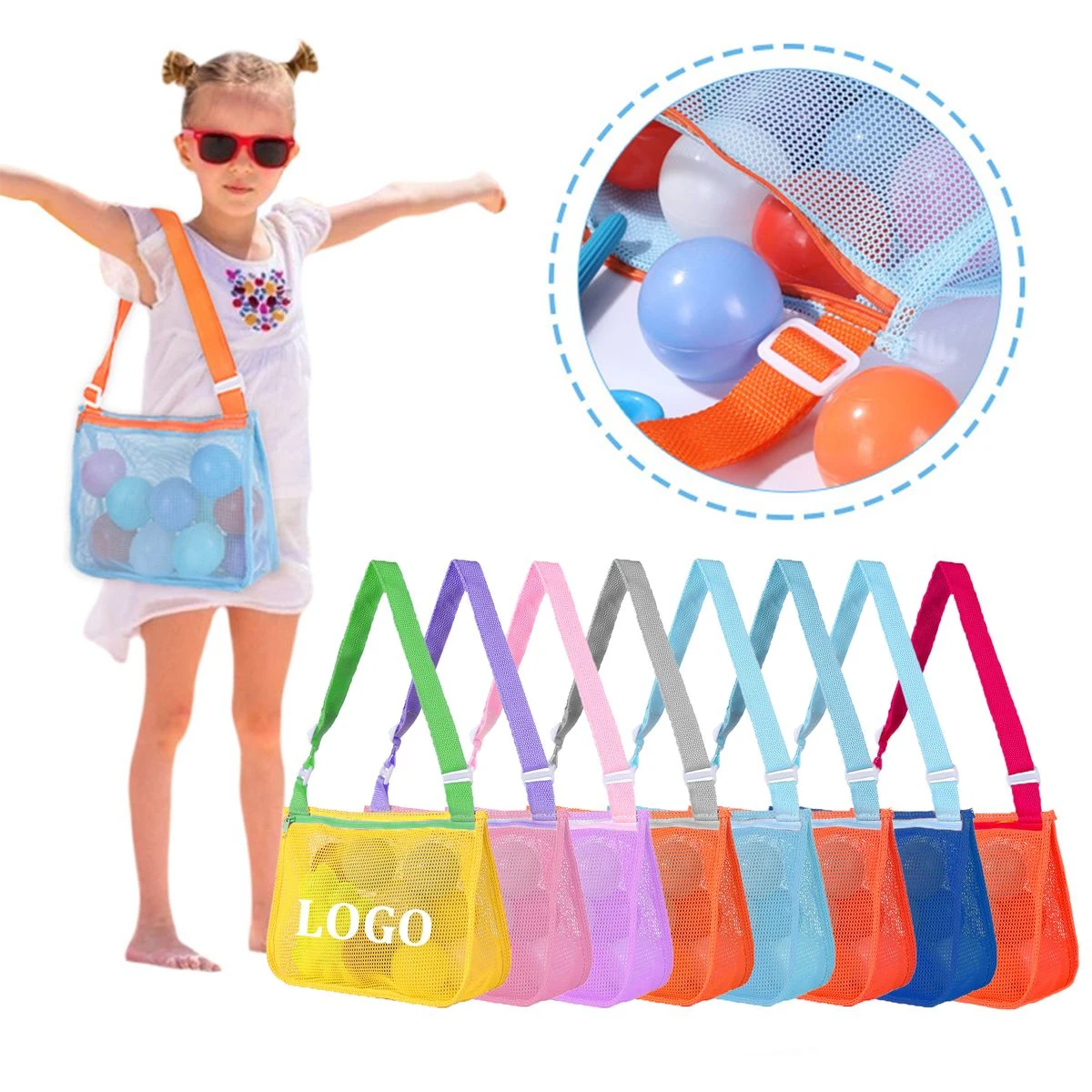 Beach Toy Mesh Bag for Kids 1