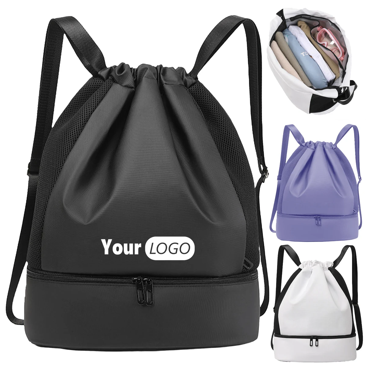 Polyester Travel Waterproof Portable Backpack 1
