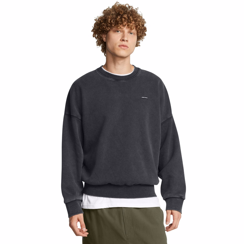 UA Icon Heavyweight Fleece Wash Men's Oversized Crew