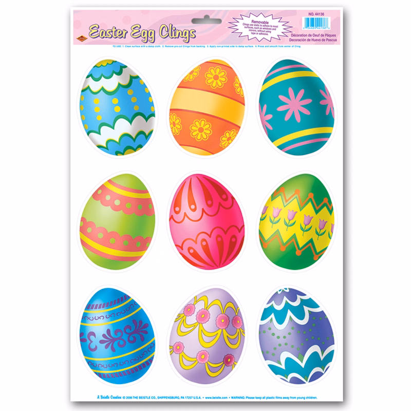 Easter Egg Clings