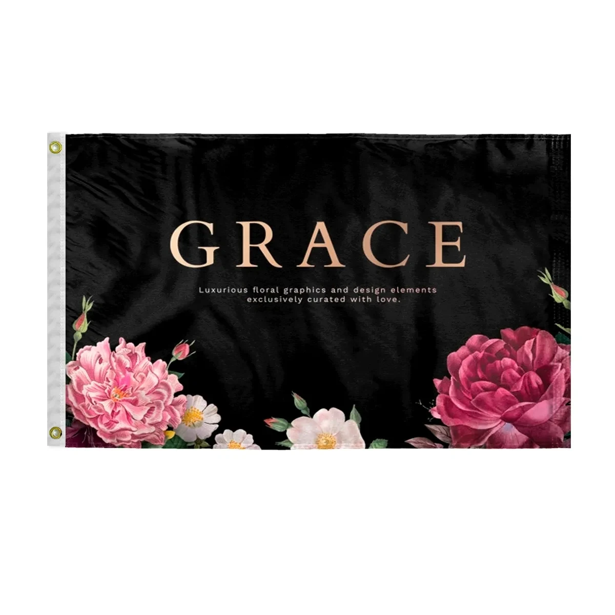 Custom Digital Print Flag 2.5' x 4' 2 Sided Poly 1