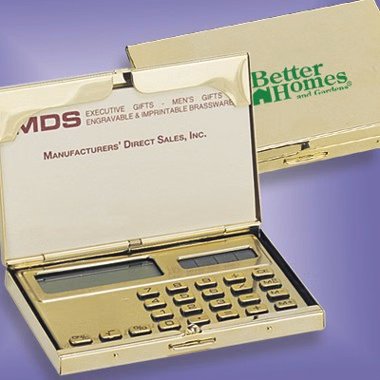 CARDHOLDER WITH CALCULATOR