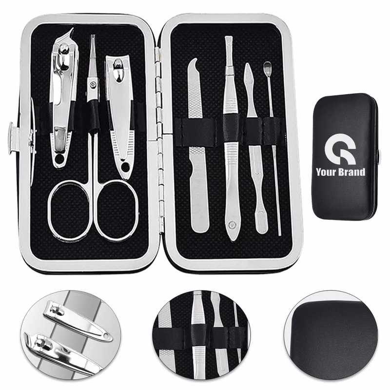 7pcs Stainless Steel Nail Clipper Tool Set All Over Printing