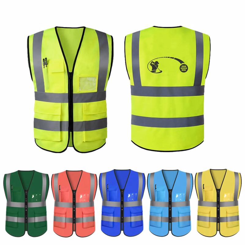 Safety Vest with Reflective Strips