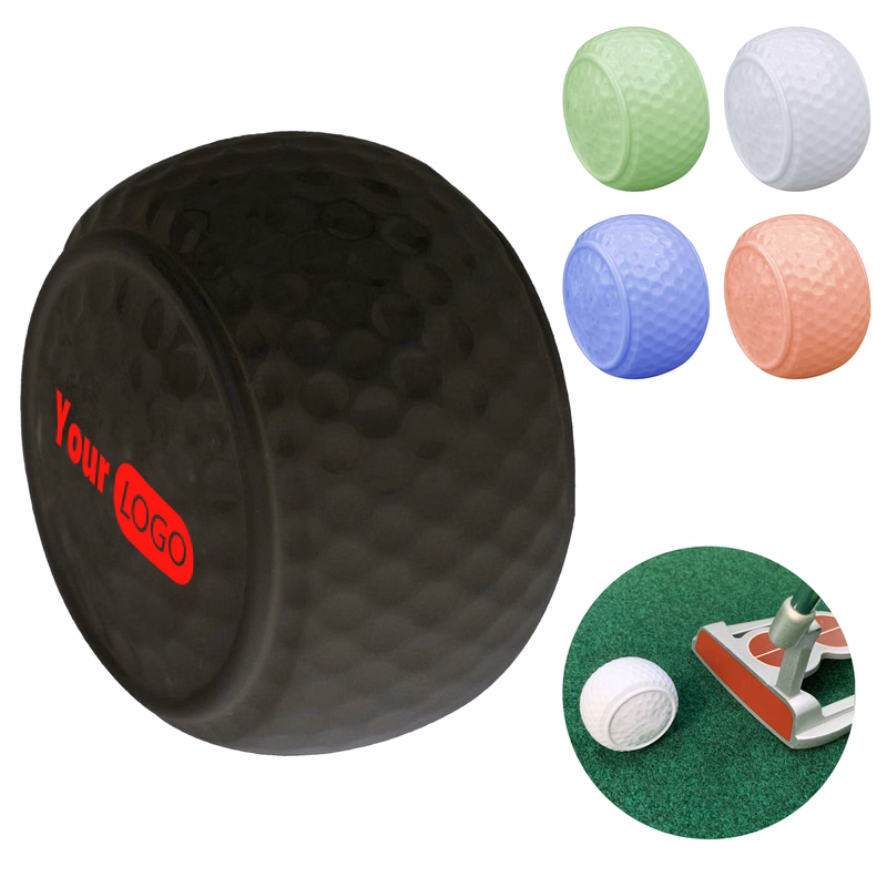Rubber Customizable Golf Practice Flat Ball
