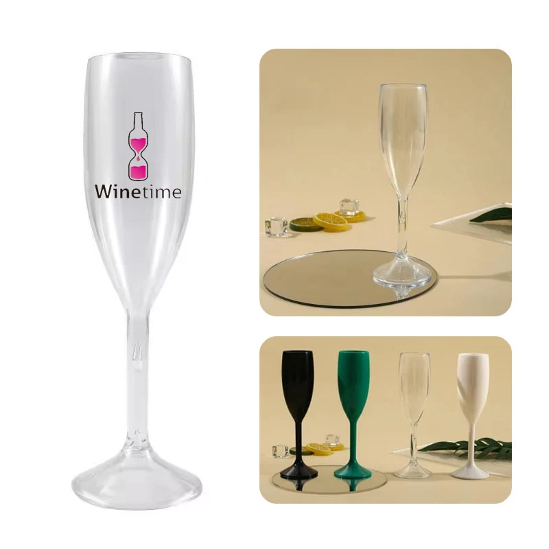 5oz Plastic Champagne Glass 1