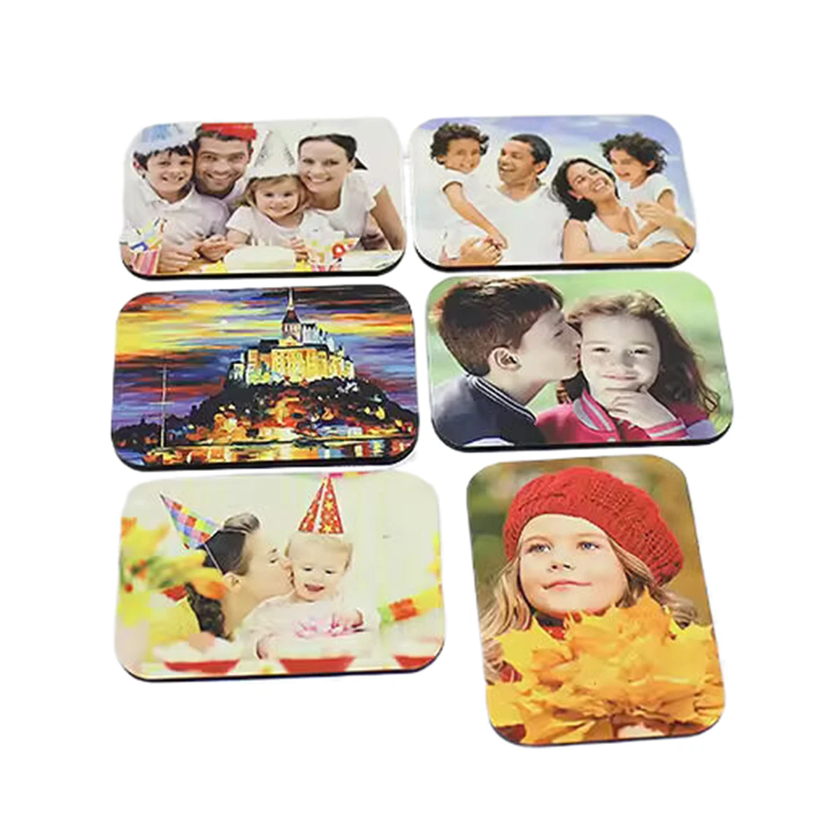 Rectangle Design Sublimation MDF Fridge Magnet 1