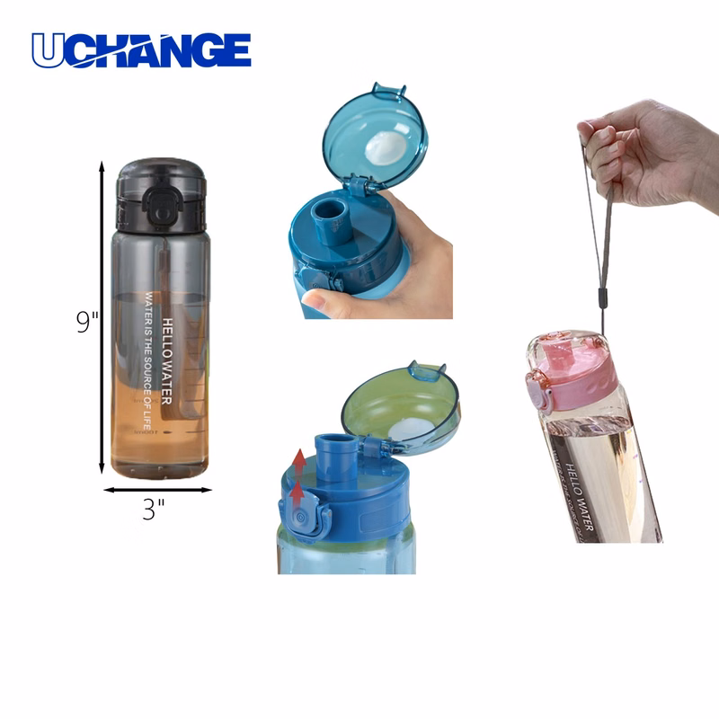 26oz Travel Plastic Water Bottle