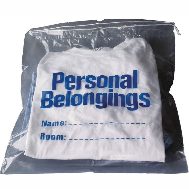 Personal Belongings Bags - Drawstring Clear
