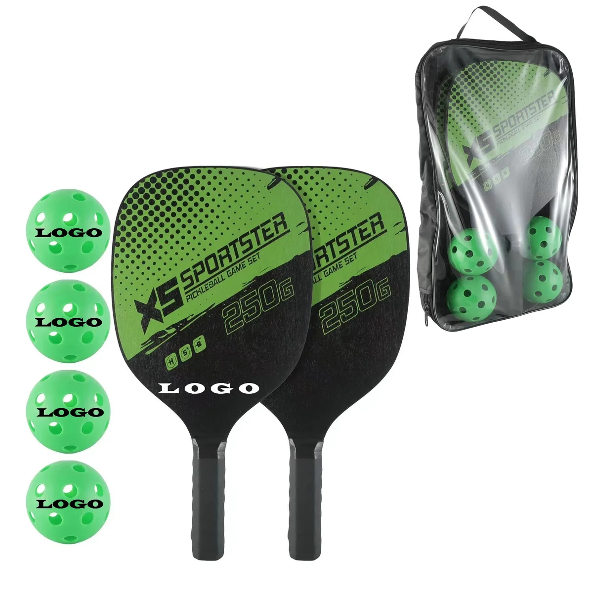 Beginner Pickleball Racquet Set 1