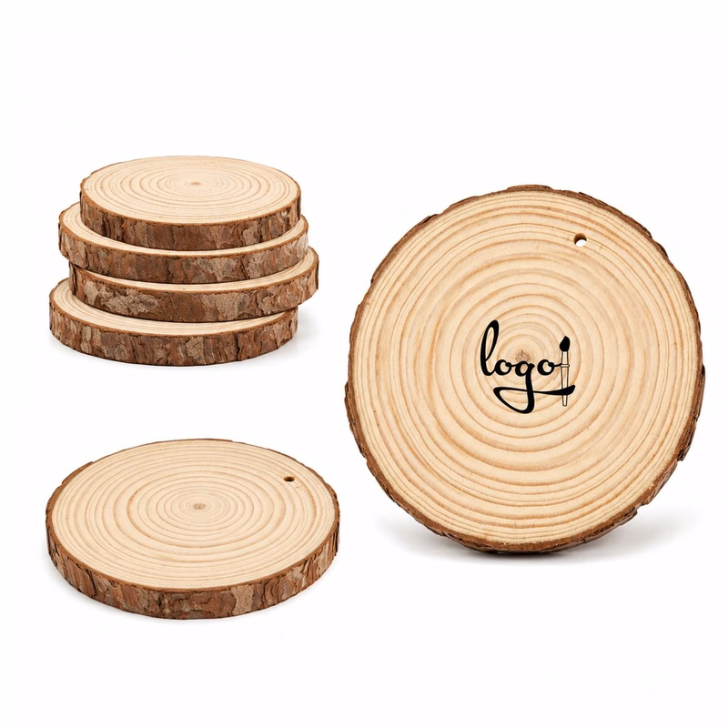 Natural Wood Slice Ornament