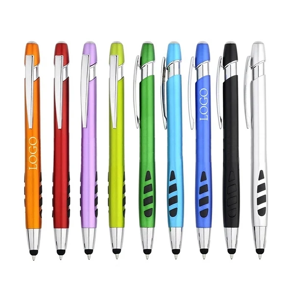 Promotional plastic havana stylus pen 1
