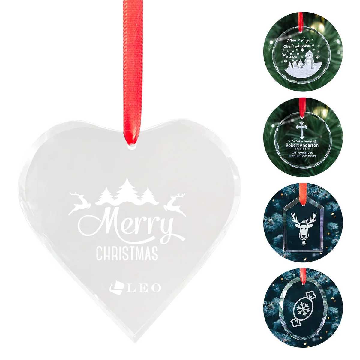 Beveled Glass Ornament 1