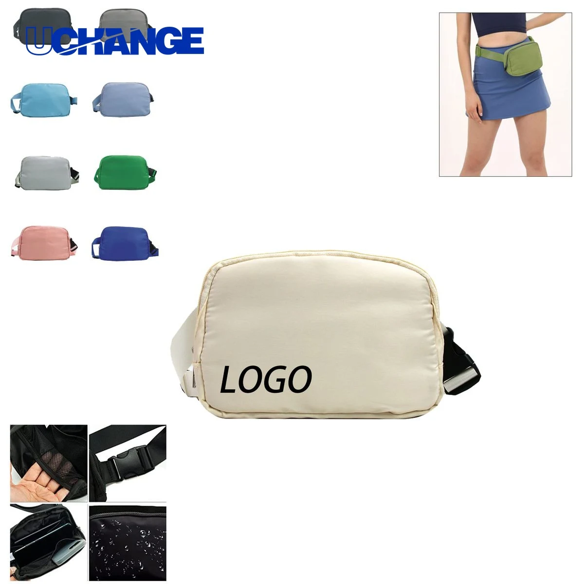 Customizable Outdoor Waist and Crossbody Bag 1