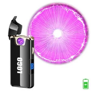Stylish Rotatory Arc Lightning Lighter With Spinning Halo Design 1