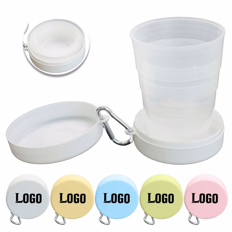 Collapsible Plastic Cup With Buckle Durable For Camping And Hiking