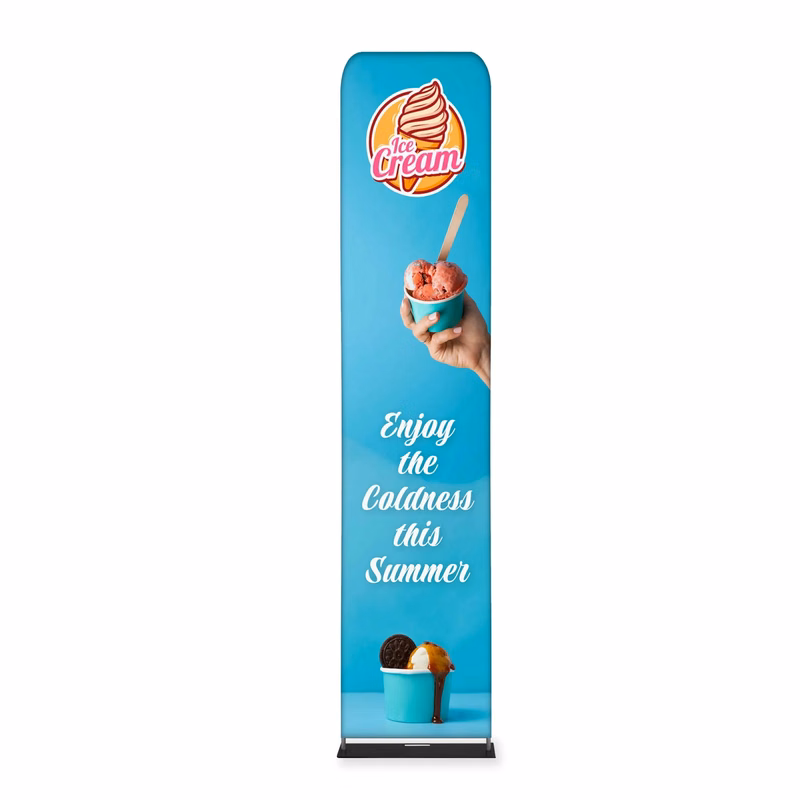 Tube Banner, Double Sided Digitally Printed - 10'x2'