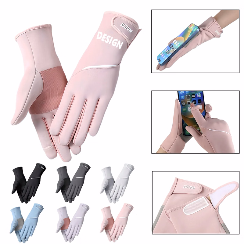 Premium Winter Cycling Gloves Warm Fleece Lined Touch Screen
