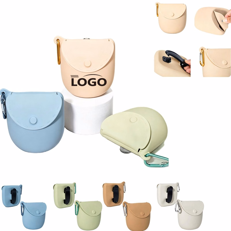 MOQ 10 Portable Silicone Dog Food Pouch