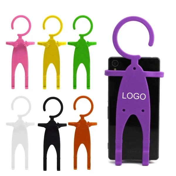 Human Shape Flexible Cell Phone Holder 1