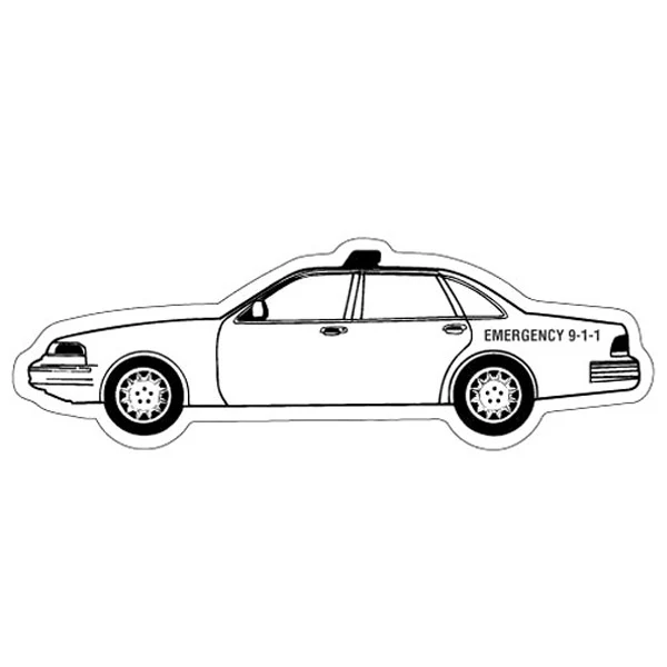 Police Car Magnet - Full Color 1