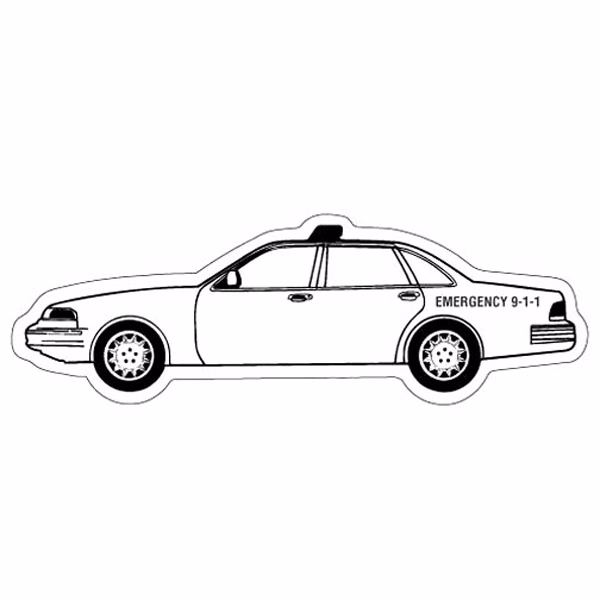 Police Car Magnet - Full Color