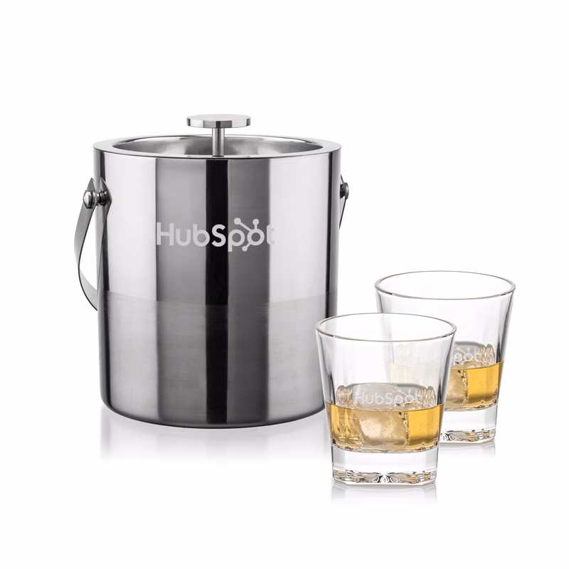 Catania Ice Bucket & Santana On-the-Rocks Set
