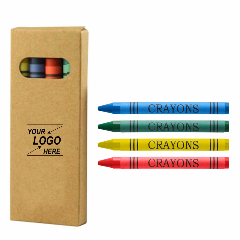 Kids Crayon Set - 4 Pack
