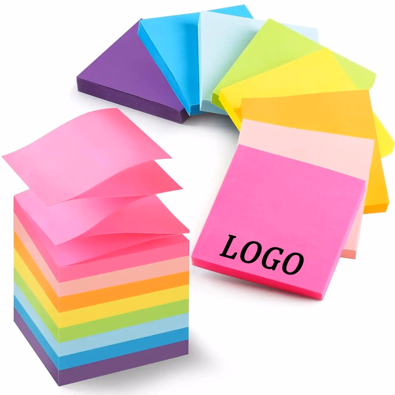 100 Sheets Colorful Cartoon Message Paper Sticky Notes