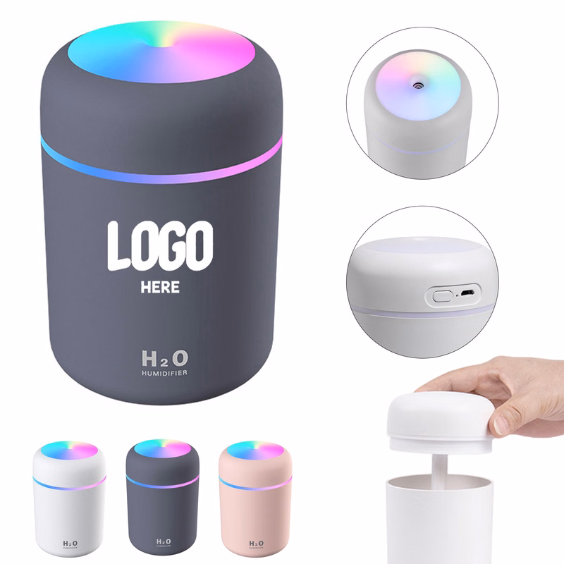 300ml Mini Humidifier With Night Light