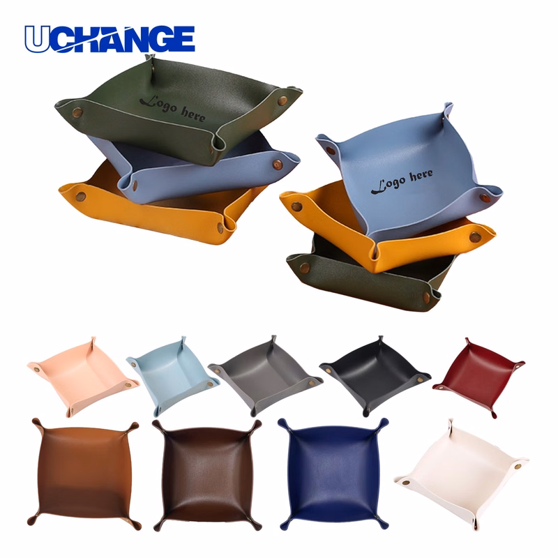 Leather Desk Storage Tray