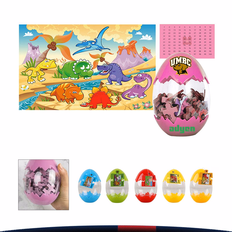 Dinosaur Egg 60pcs Wooden Puzzle